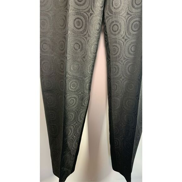 1-James Perse Women's Geometric Trouser Ankle Pants Black Size 12 NWOT - Picture 4 of 7
